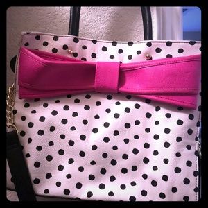 Betsey Johnson Polka a dot purse